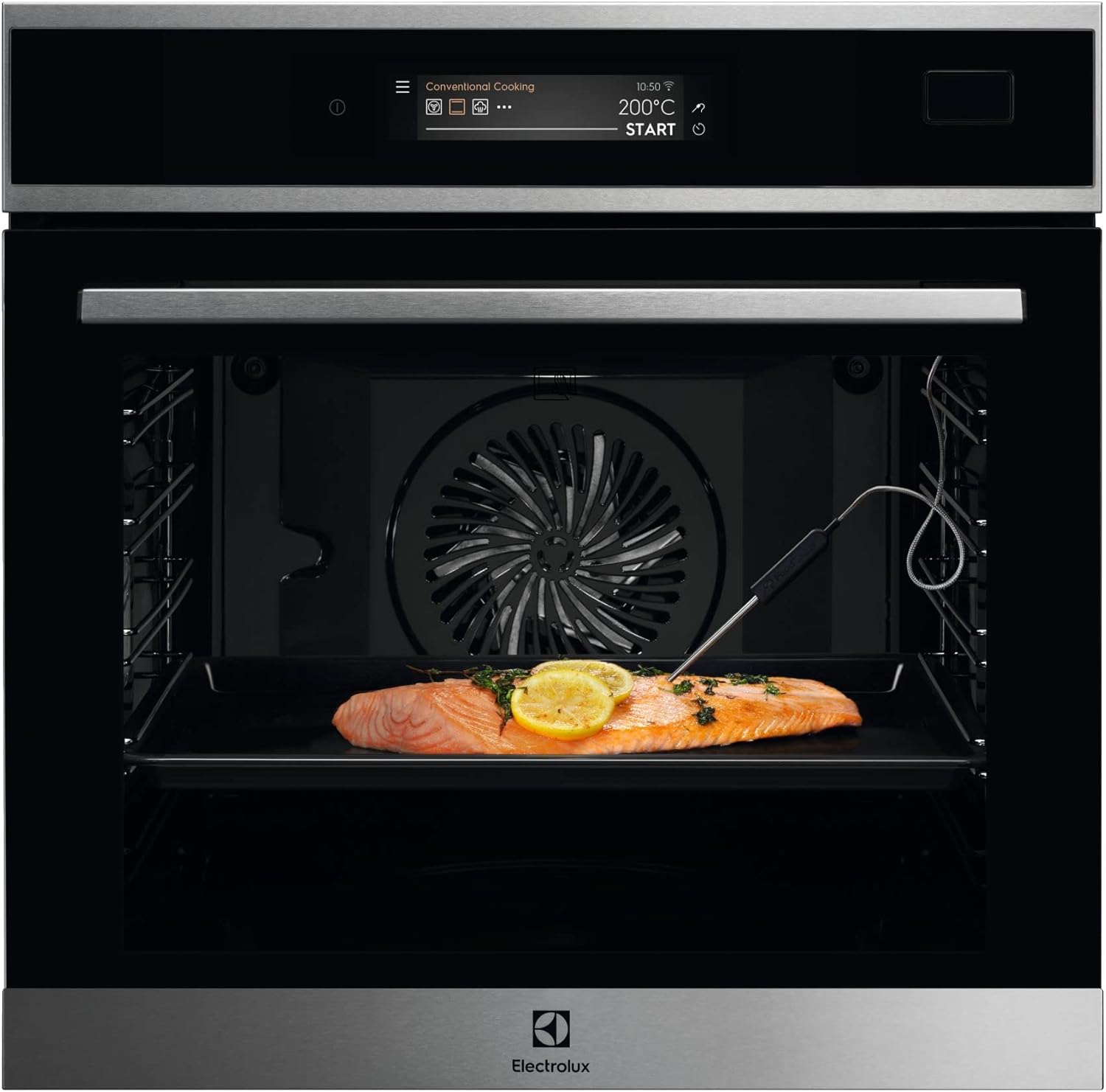 Electrolux EOB9S21WX Four électrique à encastrer, capacité 70 L, multifonction ventilé à la vapeur, puissance 3000 W, classe énergétique A++, inox