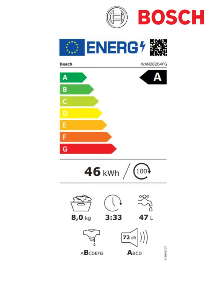 Bosch WAN282B4FG