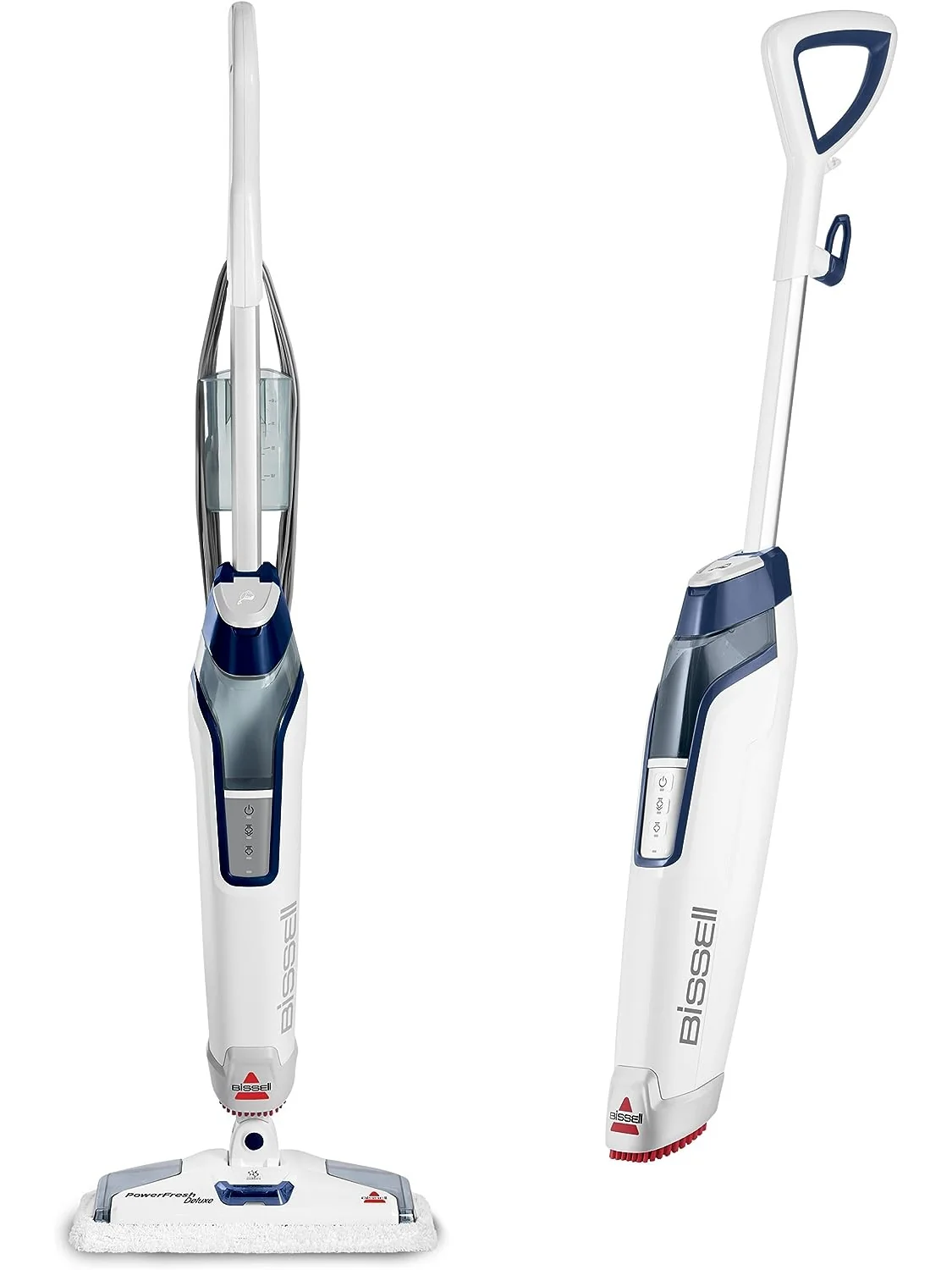 Bissell Steam Mop, Steamer, Tile, Hard Wood Floor Cleaner, 1806, Sapphire Powerfresh Deluxe