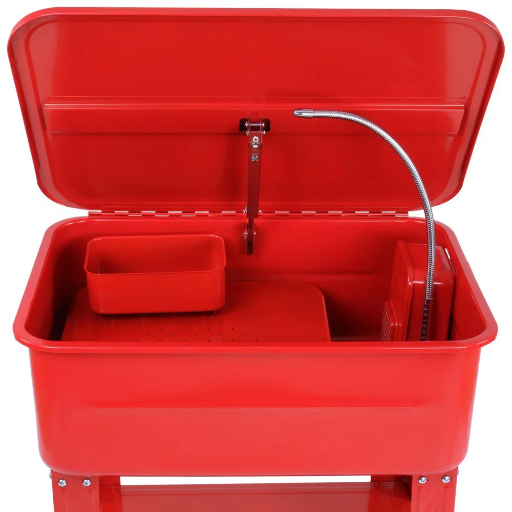 Fontaine de nettoyage pour atelier pièces mécaniques 80 litres avec pompe 3401102