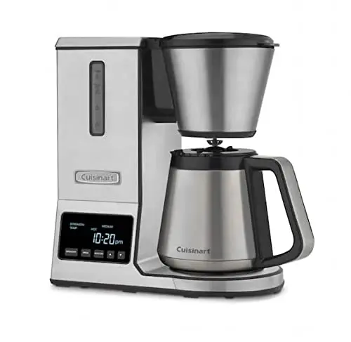 Cuisinart CPO-800P1 PurePrecision 8 Cup Pour-Over Coffee Brewer, Silver