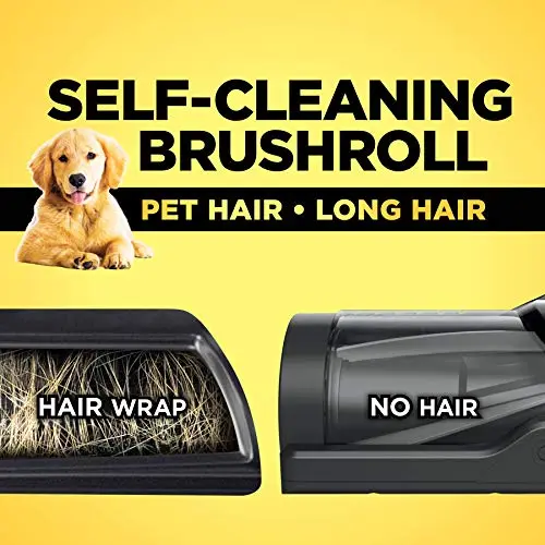 Shark HZ702 Ultralight PetPro Corded Stick Vacuum with PowerFins HairPro Odor Neutralizer Technology, Wine Purple, 0.37 L Capacity