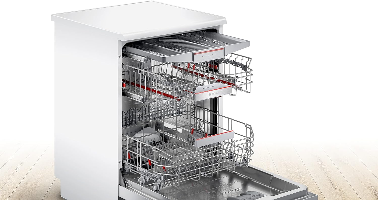 Bosch SMS2ITI12E - Série 2, Lave-vaisselle pose libre - 60cm - Home Connect - 12 couverts - Moteur EcoSilence - Inox