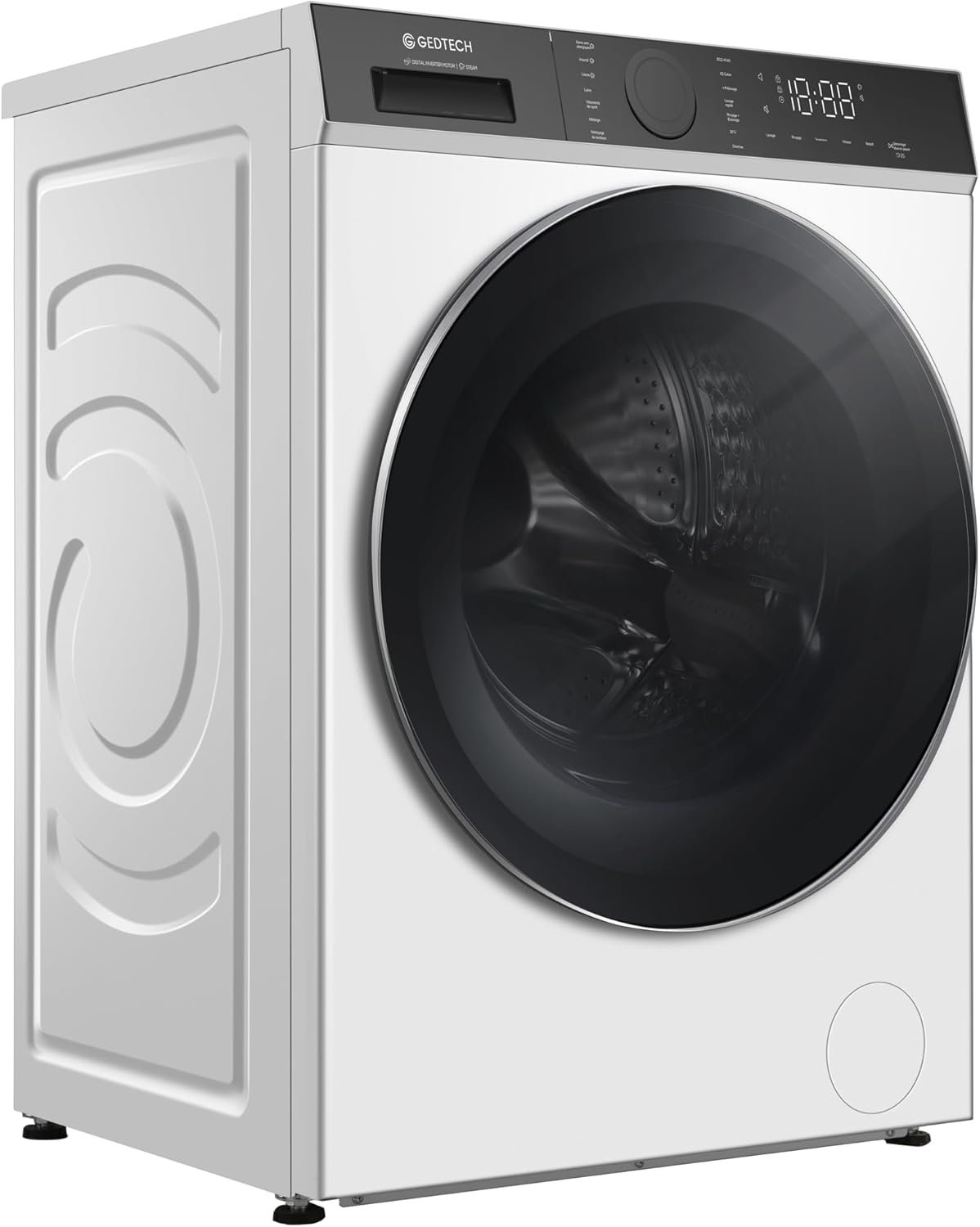 Lave-linge frontal GEDTECH GLL71200WH - 7 Kgs - 1400 tr/mn - 16 programmes - Eco - Intensif - Rapide – Très Faible conso