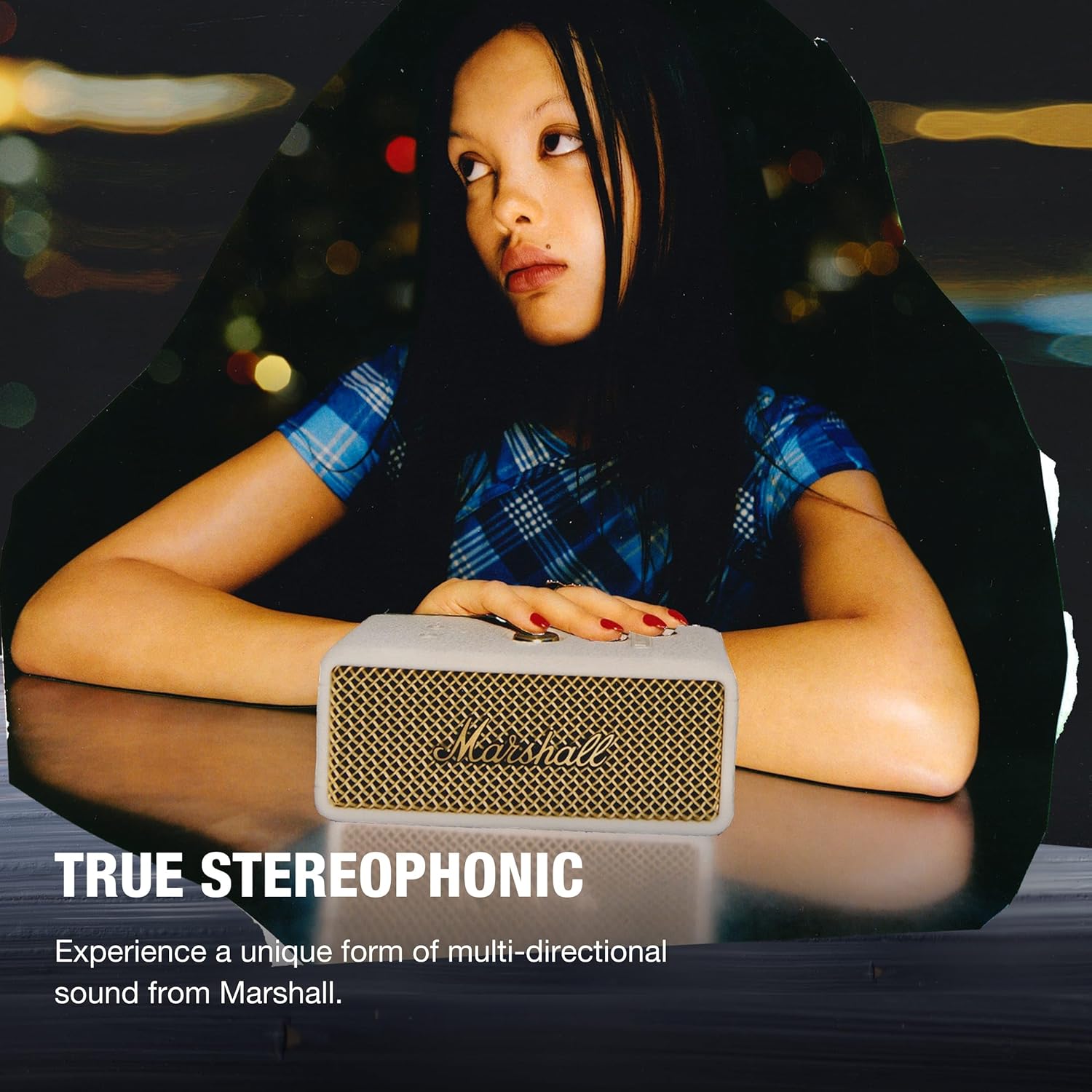 Marshall Emberton III Enceintes Bluetooth Portables, sans Fil, IP67 Résistant à la Poussière et à l'eau, Plus de 32 Heures de Lecture, Charge Rapide - Noir & Laiton