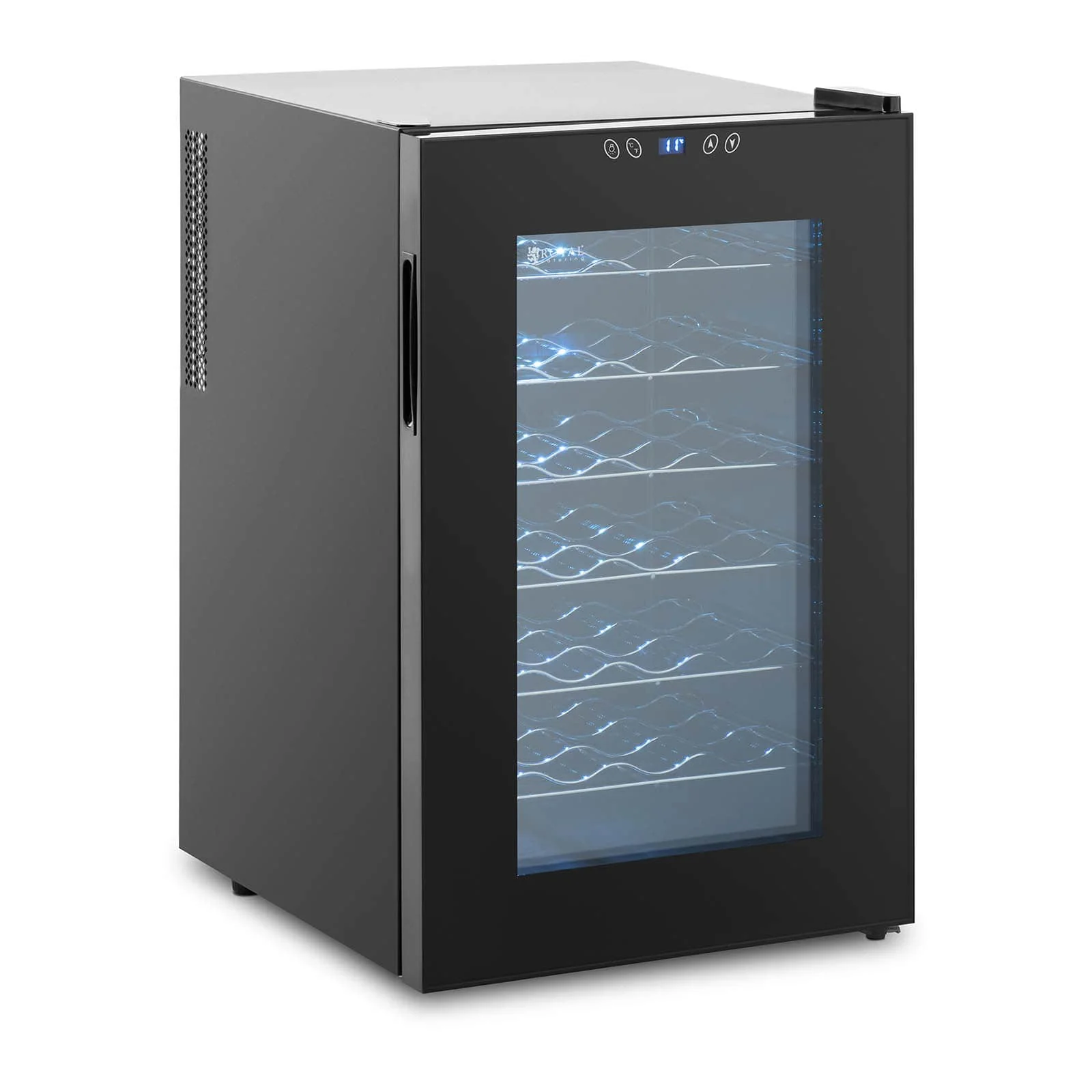 Cave à vin 70 litres  11 - 18 °C acier peint par poudrage noir 14_0005349