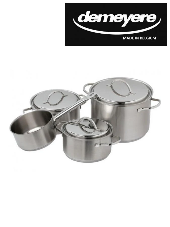 DEMEYERE RESTO 3 SET DE CASSEROLES, 4-PCES