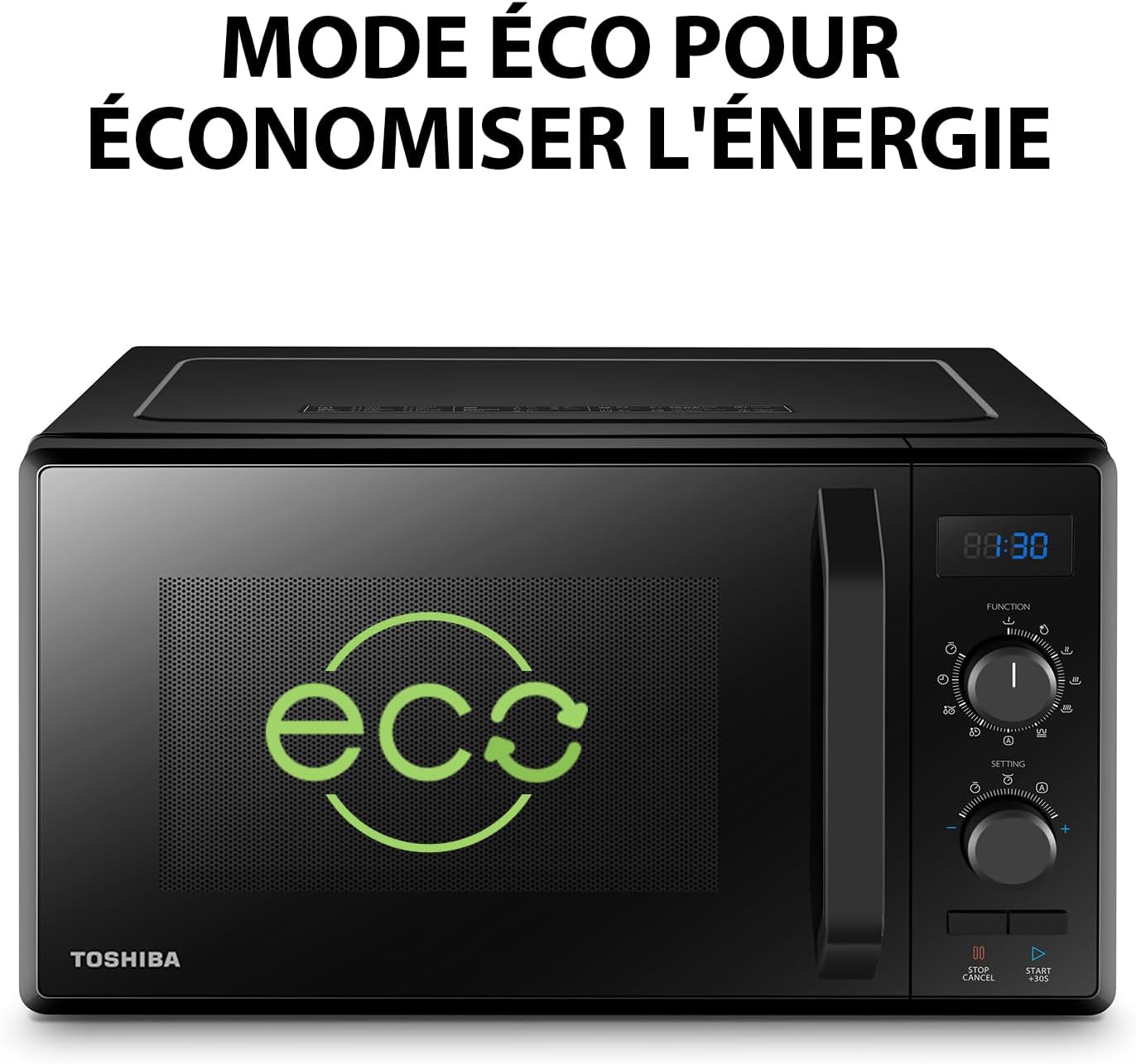 Toshiba MW3-AC26PFI(MG) Four à Micro-ondes 26L Air chaud combiné, 6-en-1 900W avec Cuiseur Vapeur en Gris Morandi, 6 Programmes 10 Niveaux de Puissance, 10 Menus Automatiques