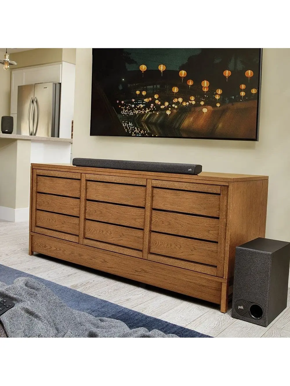 Polk Audio Signa S2 Low Profile TV Sound Bar, Works with 4K & HD TVs, Wireless Subwoofer, Includes HDMI & Optical Cables, Bluetooth Enabled, Black