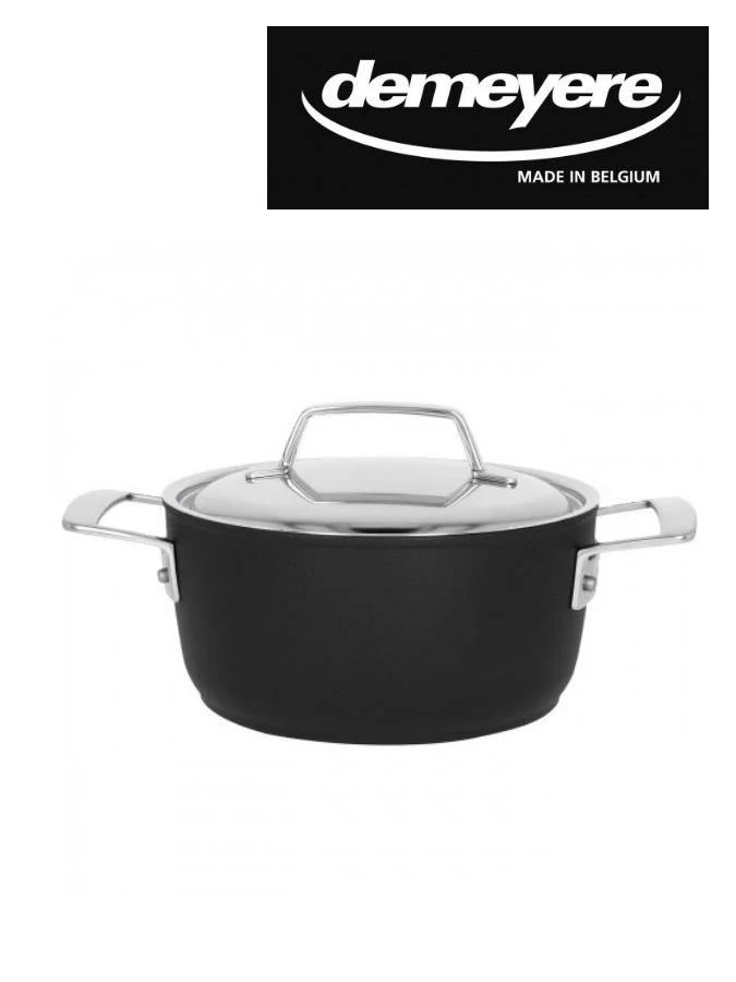 DEMEYERE ALU PRO 5 CASSEROLE AVEC COUVERCLE DURASLIDE TITANIUM