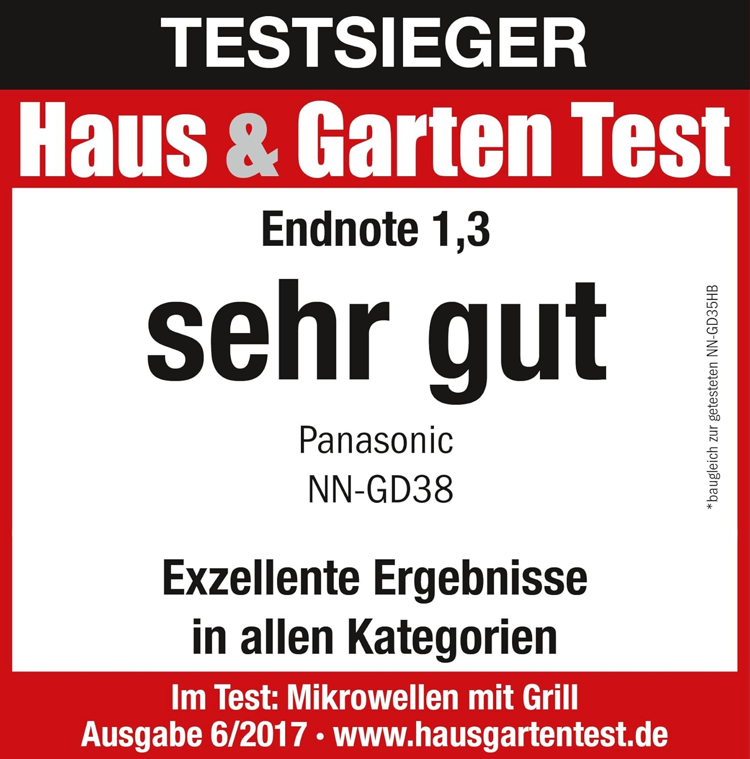 Panasonic Four à micro-ondes NN-GD38HSGTG avec grill (1000 W, cuiseur à vapeur, four à micro-ondes combiné, plaque à pizza, 23 litres) en acier inoxydable noir