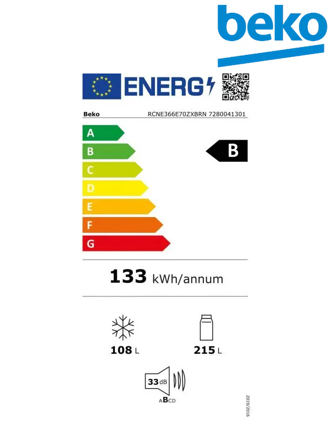 Beko RCNE366E70ZXBRN