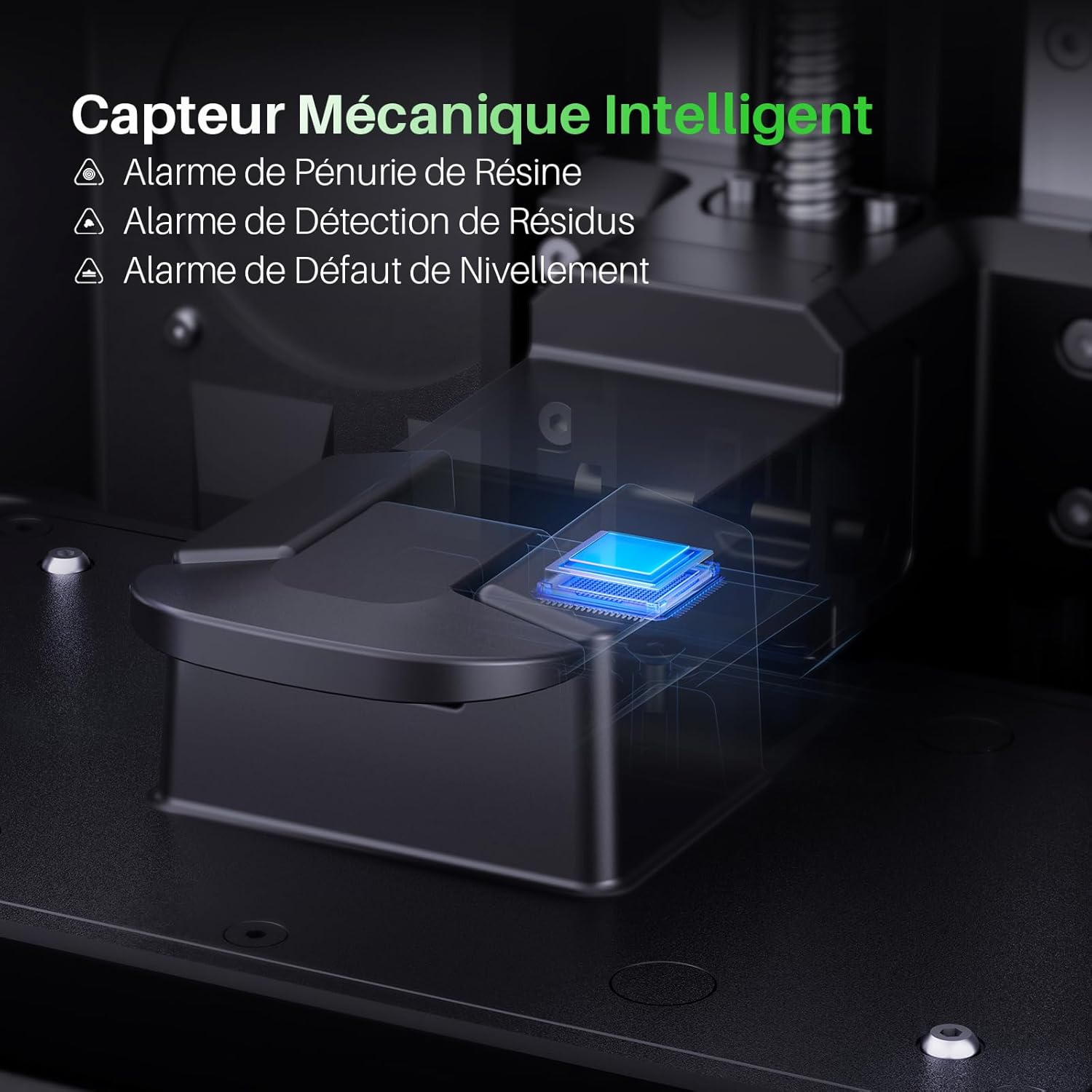 ELEGOO Saturn 4 Ultra Imprimante 3D Résine, LCD Mono 12K de 10 Pouces, Haute Vitesse de 150 mm/h, Nivellement Automatique et Intelligente, Transfert WiFi, Taille d'impression 218,88x122,88x220 mm³