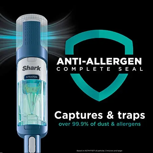 Shark HZ702 Ultralight PetPro Corded Stick Vacuum with PowerFins HairPro Odor Neutralizer Technology, Wine Purple, 0.37 L Capacity