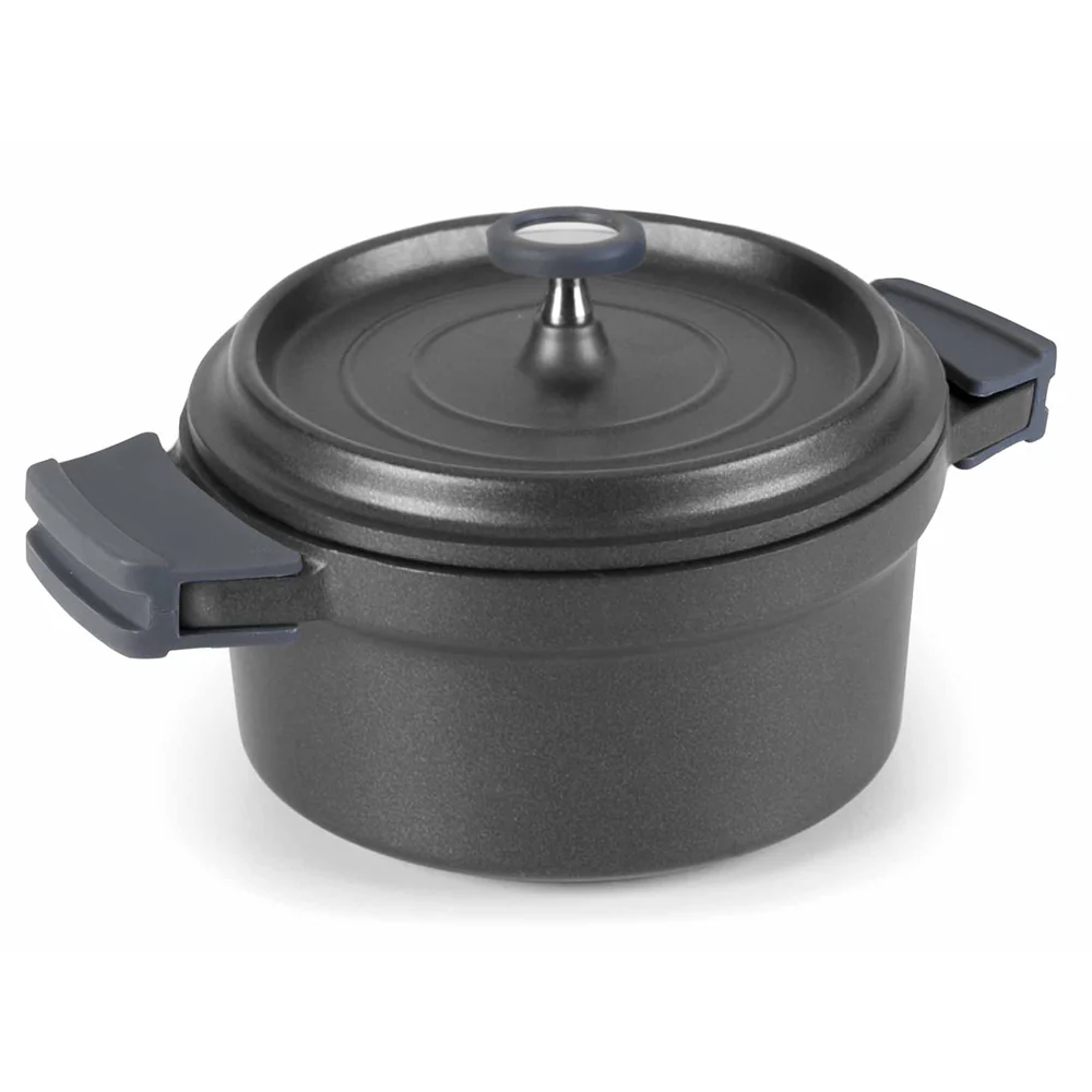 Cocotte 28 cm en fonte d'aluminium avec couvercle Lacor