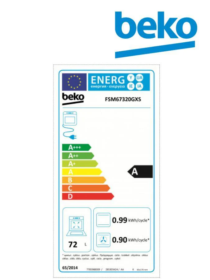 Beko FSM67320GXS