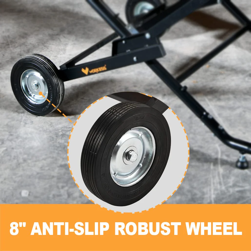 WORKESS Portable Table Saw Stand, 330 Lbs Load Capacity