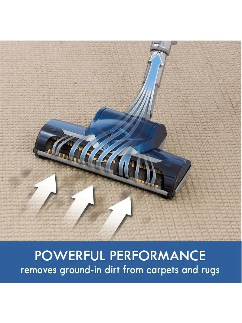 Kenmore Pet-Friendly Lightweight HEPA Canister Vacuum with Variable Modes, Retractable Cord, and Pet Brush - Blue