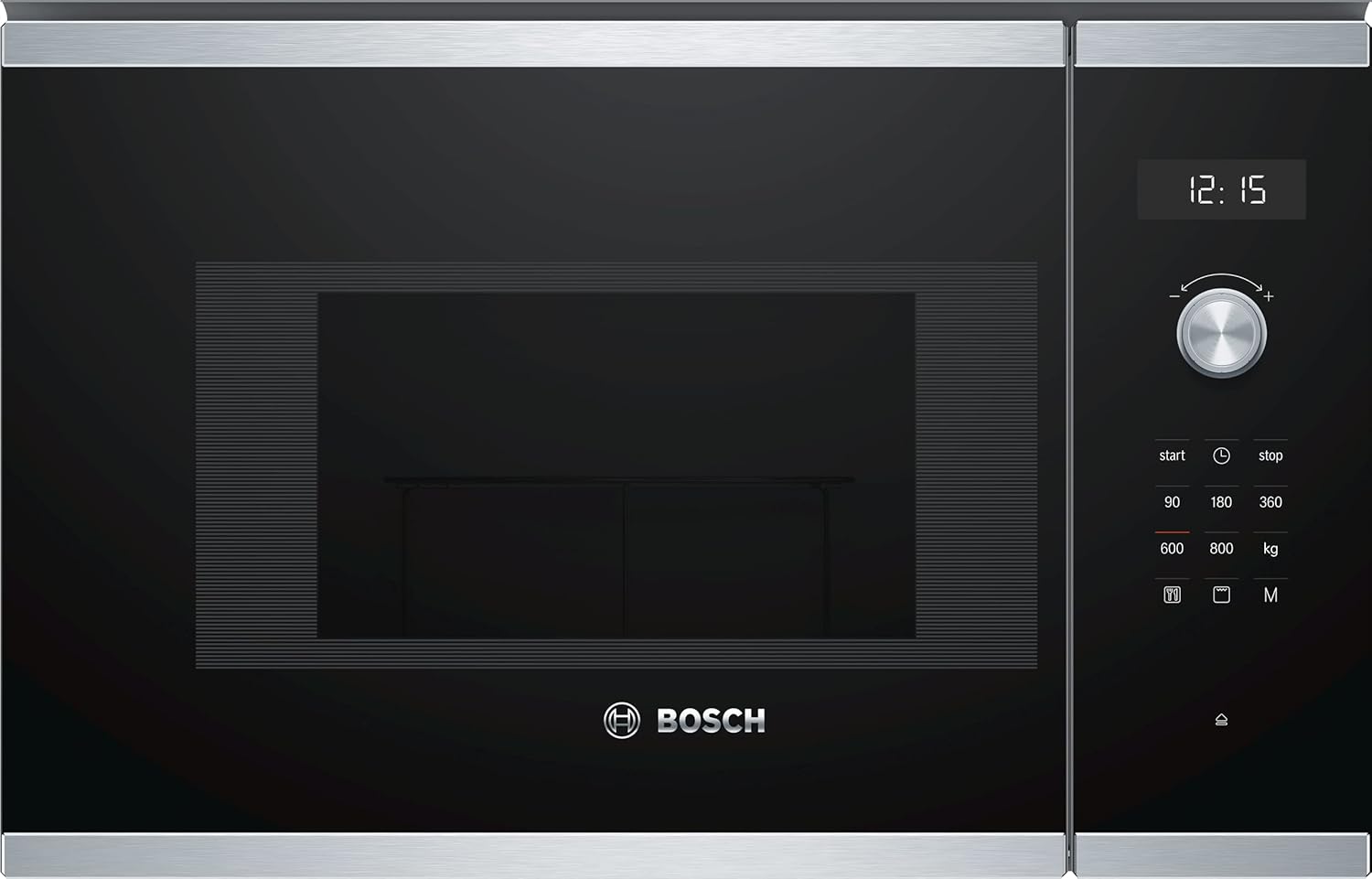 Bosch BEL524MS0 Série 6 - Micro-ondes intégrable, 60 x 38 cm, 20 litres, Blanc