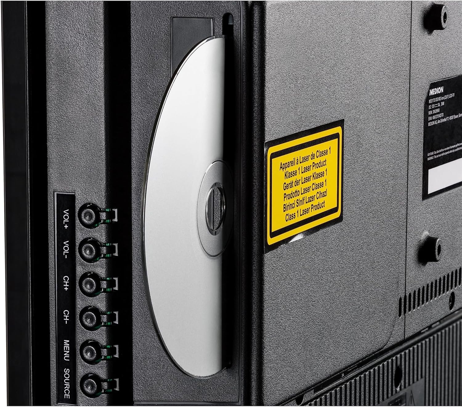 MEDION E14080 (MD 30224) Téléviseur Full HD 100,3 cm (40 Pouces) (Lecteur DVD intégré, récepteur Triple Tuner DVB-T2 DVB-C DVB-S2, 2 x HDMI, VGA, USB, Mediaplayer, CI+)