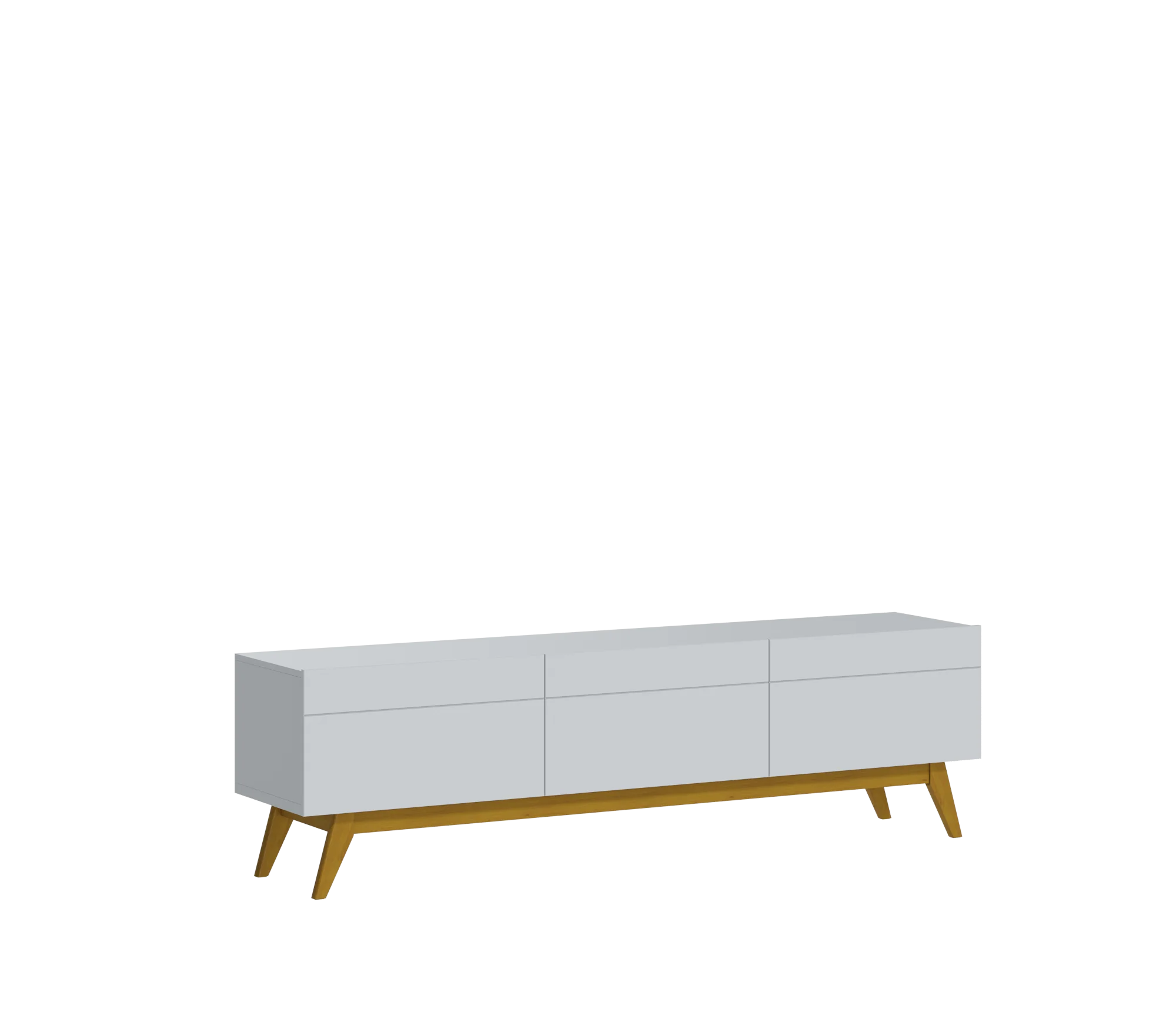 MEUBLE TV  CLASSIC 3G 2.6 BRANCO ACETINADO 1129