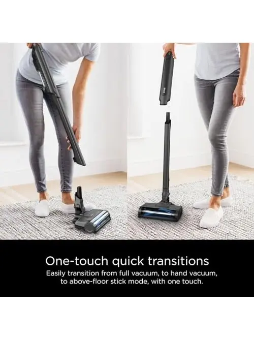 Shark WS642RG WANDVAC System Pet 3-in-1 Ultra-Lightweight Powerful Cordless Stick & Handheld Vacuum Combo with Charging Dock, Duster Crevice Tool & Pet Multi-Tool, Rose Gold