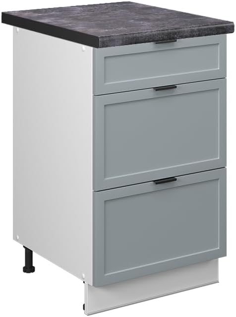 Vicco Meuble pour Four Fame-Line, Blanc Haute Brillance/Blanc, 60 cm avec étagères Ouvertes