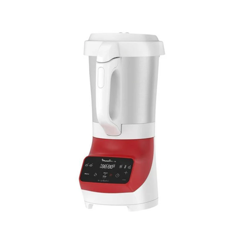 Moulinex soup&plus blender chauffant, capacité utile 2 l, 5 vitesses, ecran tactile, livre recettes, Moulinex