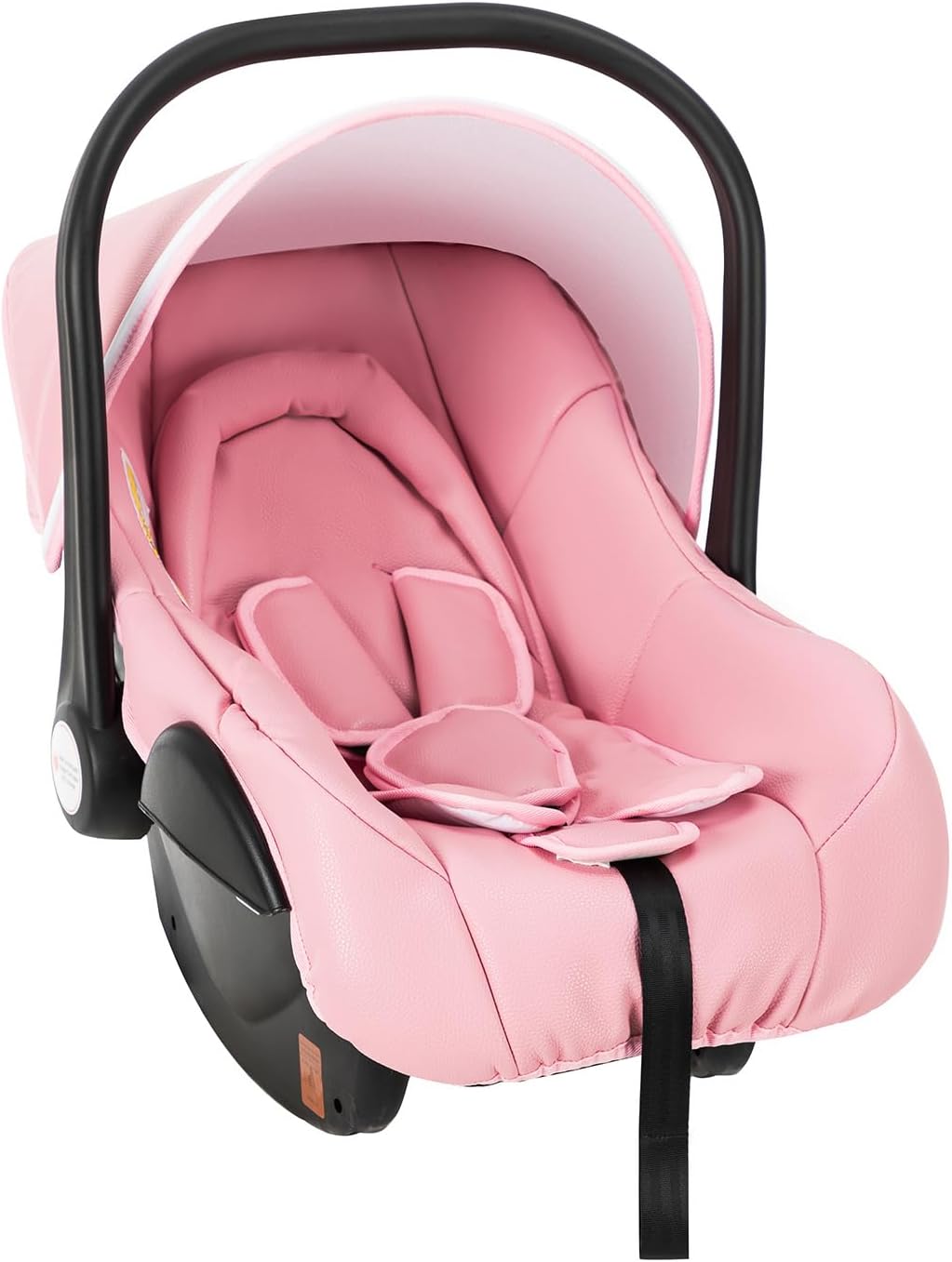 Magic ZC Poussette 3 en 1, Poussette Bebe avec Conception Portable Pliable en Un Clic, Pousette 3 en 1 avec Poussée Réversible Bidirectionnelle, Poussette Trio avec Accessoires (black gold 588)