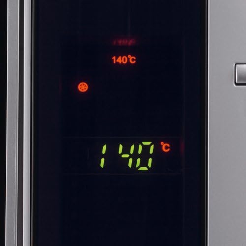 SEVERIN Four à micro-ondes 30 L, 2 500 W, avec fonction gril et chaleur tournante, avec 5 niveaux de puissance, 10 programmes automatiques, Inox/Noir, MW 7775