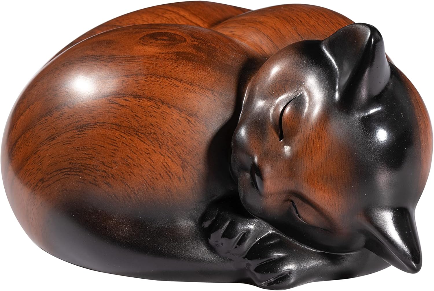 Kriss Art Urne pour animal de compagnie, urne de crémation en résine pour chat, urne pour cendres, urne pour petit animal