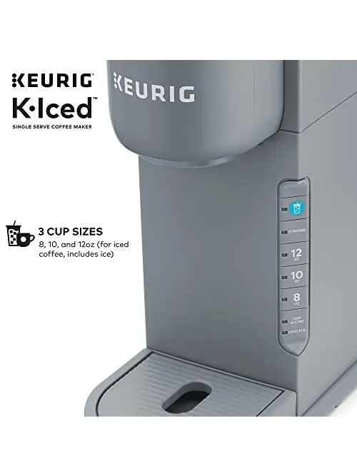 Keurig K-Iced Single Serve Coffee Maker - Brews Hot and Cold - Gray