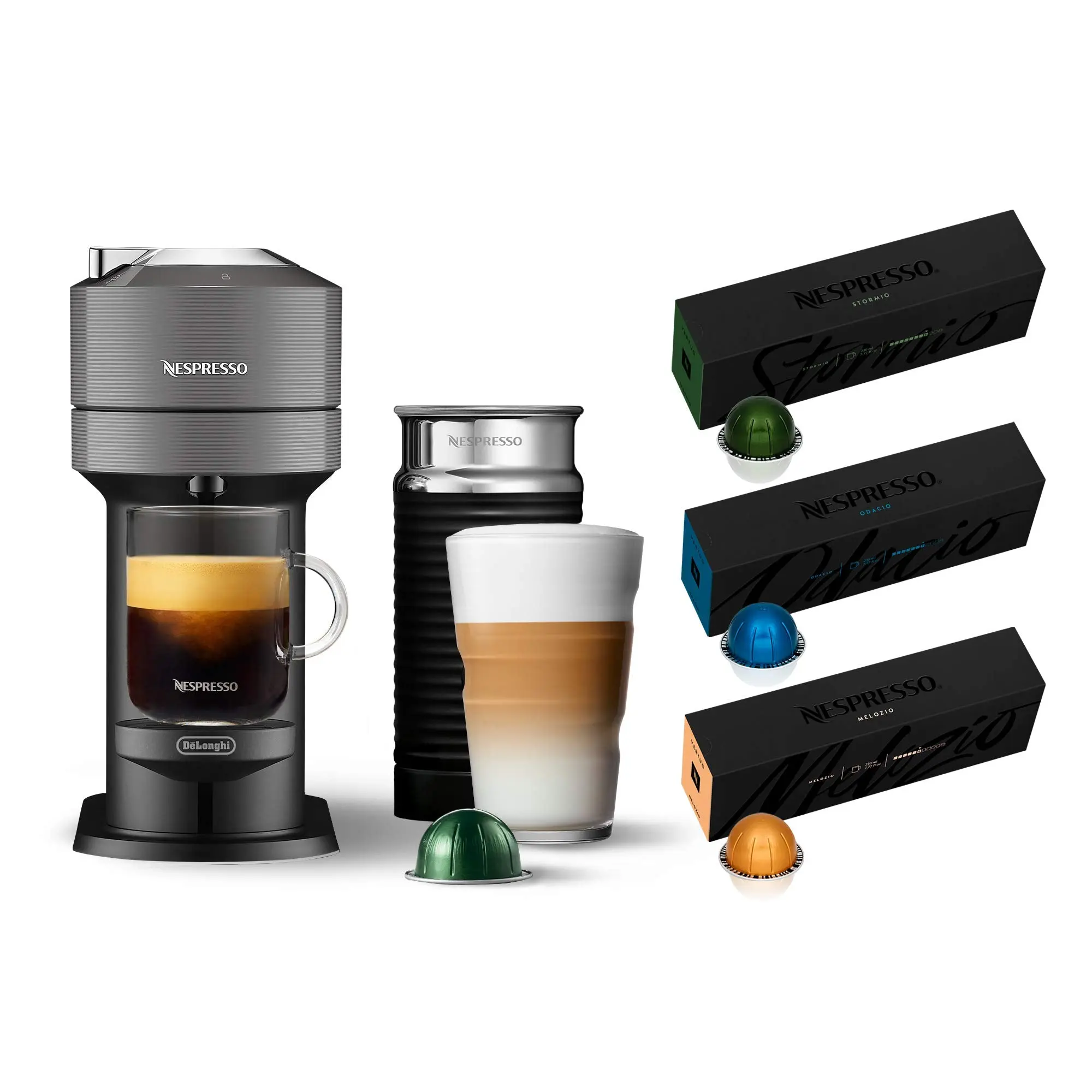 Nespresso Vertuo Next Coffee and Espresso Maker by De'Longhi, White