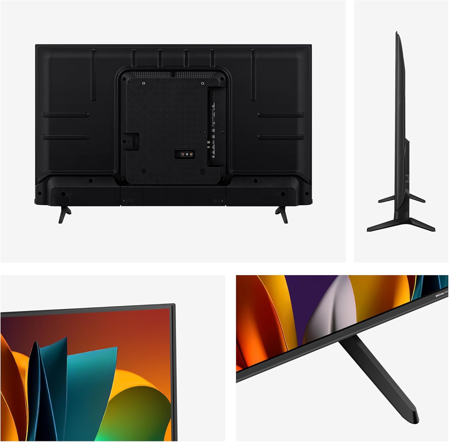 Hisense Smart TV 43 Pouces 43A6N 4K UHD, Dolby Vision, HDR, VIDAA avec Youtube, Netflix, Disney+, Canal +