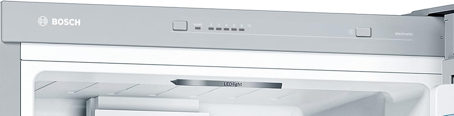 Bosch KGV39VLEAS, Série 4, Réfrigérateur combiné pose-libre, 201 x 60 cm, Inox