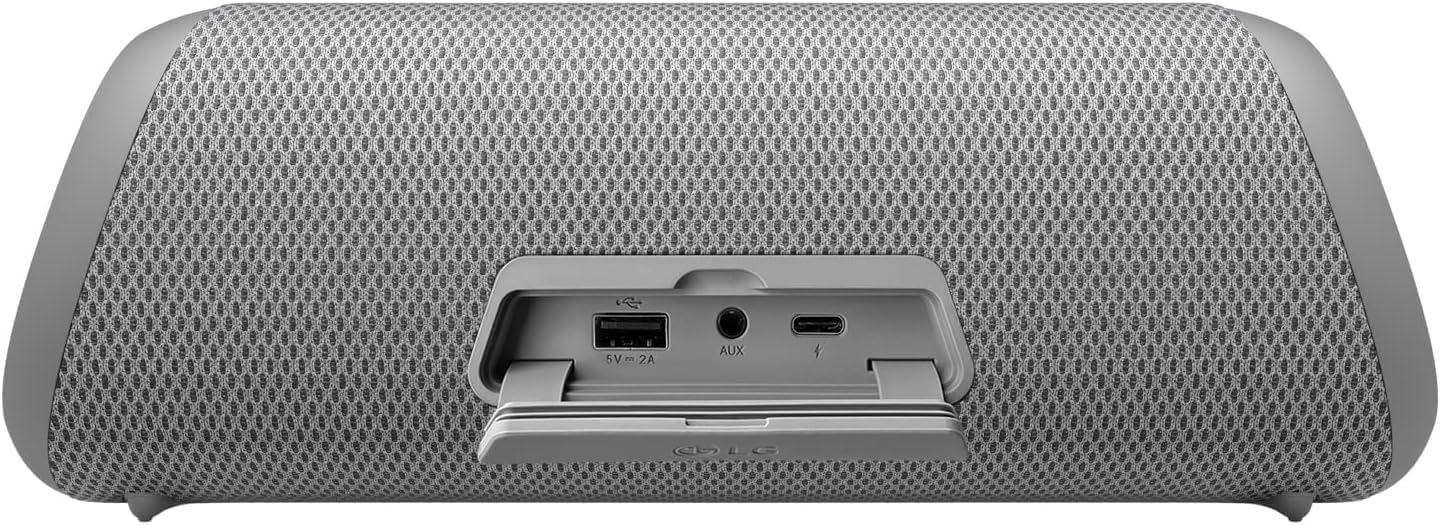 LG, Enceinte Bluetooth puissante, Portable, Enceinte Bluetooth Lumineuse, XBOOM 360°, Éclairage Personnalisable, Jusqu'à 24h d'autonomie, Enceinte Bluetooth Design, DXO2T