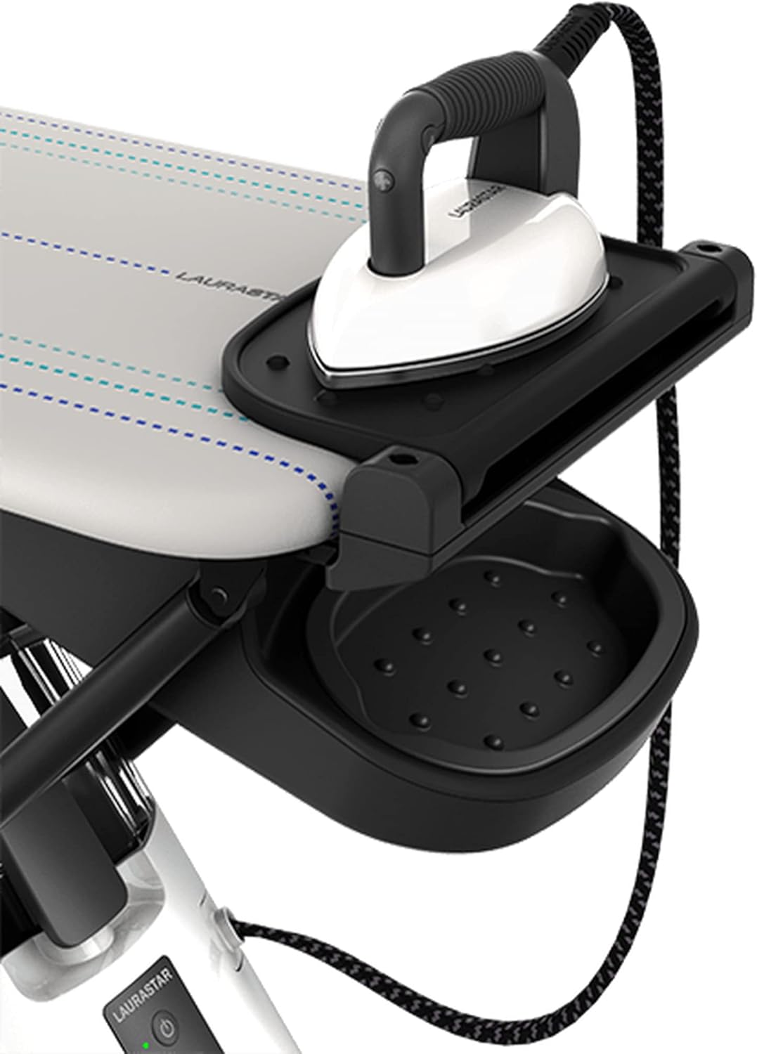 Laurastar Smart I Système de Repassage Avec Fer Professionnel Générateur Vapeur et Table Active Température Unique, Roulettes, Réservoir Amovible