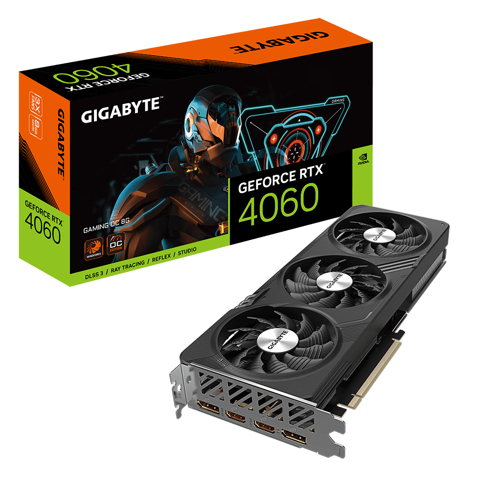 Gigabyte GeForce® RTX 4060 Gaming OC 8G