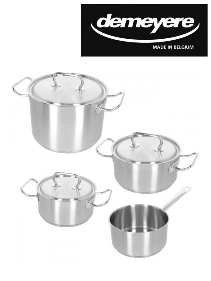 DEMEYERE CLASSIC 3 SET DE CASSEROLES, 4-PCES