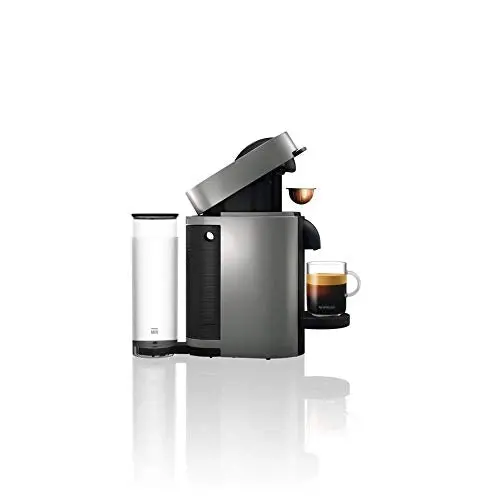 Nespresso Vertuo Plus Deluxe Coffee and Espresso Maker by De'Longhi, Matte Black