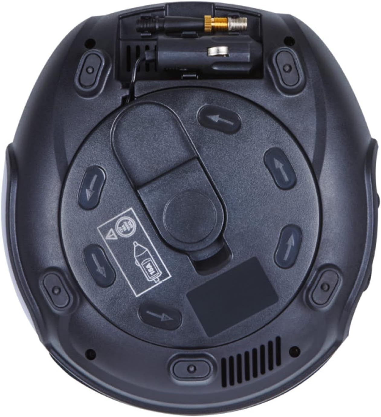 OSRAM TYREinflate Connect 650, compresseur de pneu numérique avec arrêt automatique et lumière LED, compresseur portable 12V pour pneus de voiture, connexion électrique via allume-cigare