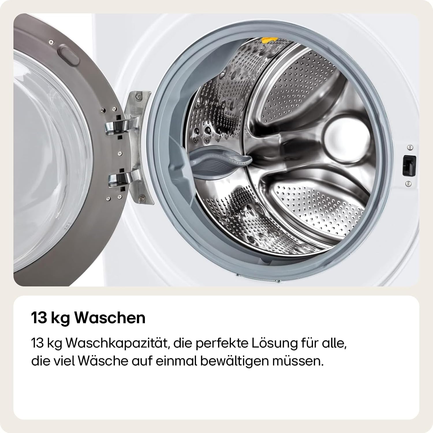 LG F4WV7080, Klasse A, Frontlader-Waschmaschine 8 kg, 1400 U/Min, AI Direct Drive, Wi-Fi, Tiefenreinigung mit Dampf, Groe Kapazitt, TRIPLE A, Auentür aus Sicherheitsglas, 62 x 60 x 85 cm  Wei