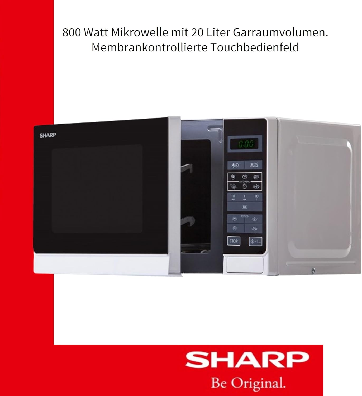 Sharp R-242WW Micro-ondes Solo 20 litres - Blanc