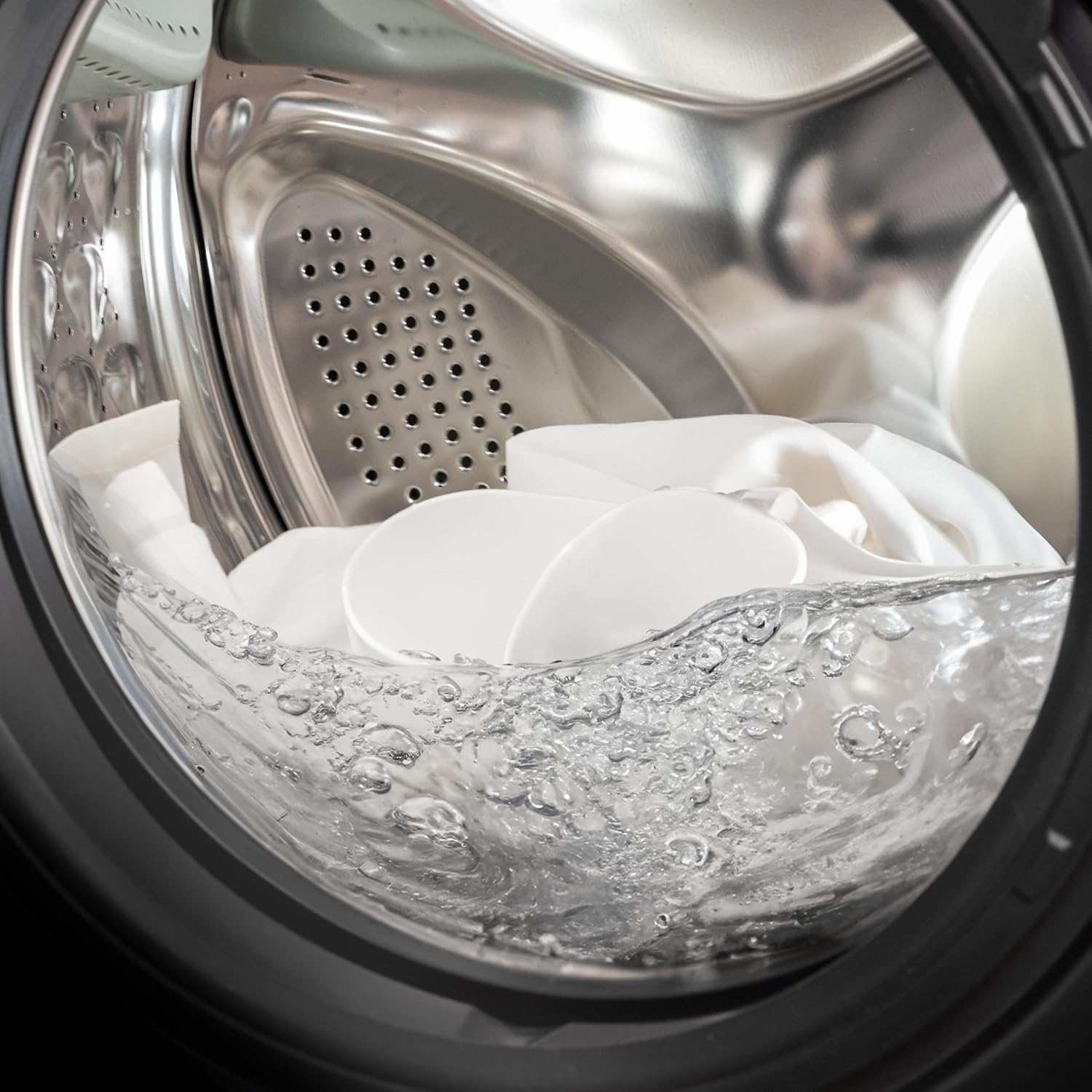 Cecotec Lave-linge 10Kg Bolero DressCode 10610 Inverter Steel A. Chargement Frontale, 1400 RPM, Steam Max, Motor Inverter Plus, 15 Programmes, OnSmart, Stop&Go, Caoutchouc Antibactérien, Drum Clean