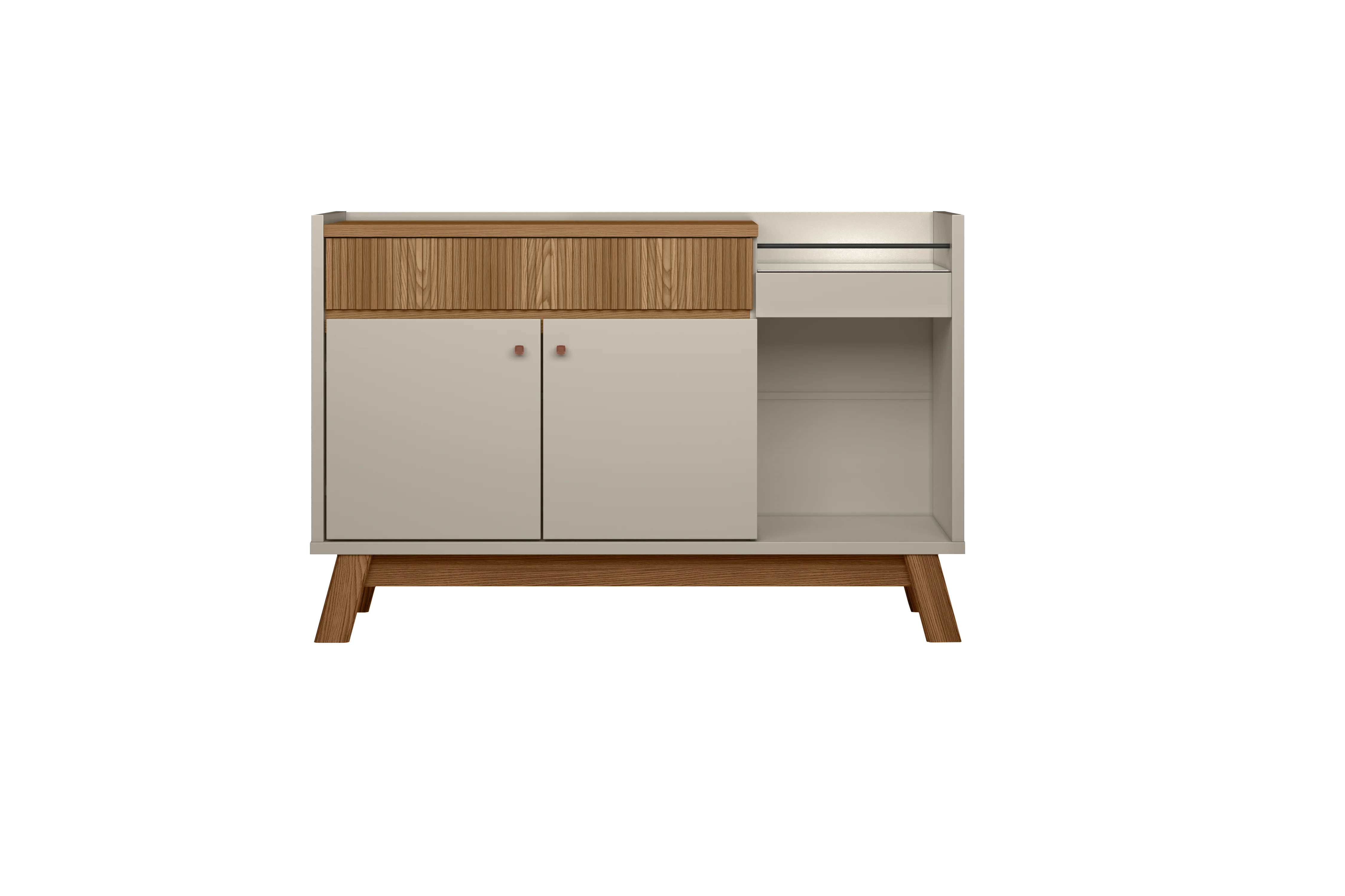 BUFFET TABLE LUCCA ALMOND OFF WHITE