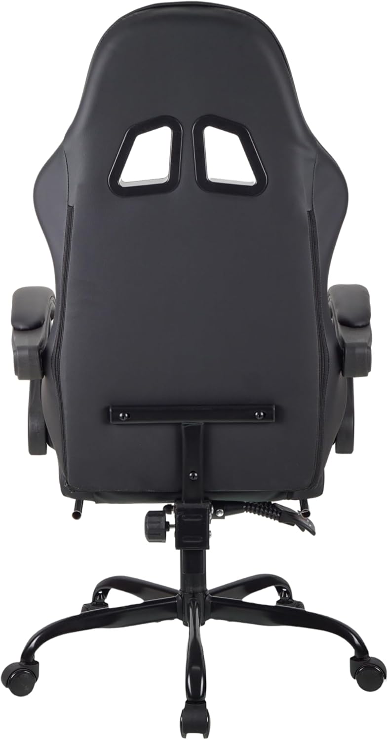 play haha. Chaise de Jeu Chaise de Bureau Chaise pivotante Chaise d'ordinateur Chaise de Travail Chaise de Bureau Chaise Ergonomique Chaise de Course Chaise en Cuir (avec Repose-Pieds)