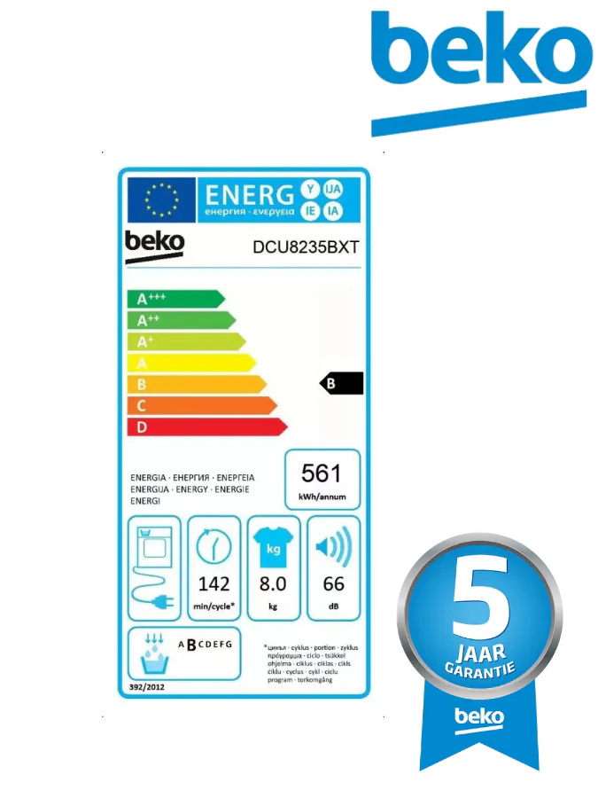 Beko DCU8235BXT2