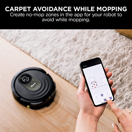 Shark AI Robot Vacuum & Mop, with Home Mapping, Perfect for Pets, Wifi, Works with Alexa, Black/Gold (AV2001WD)