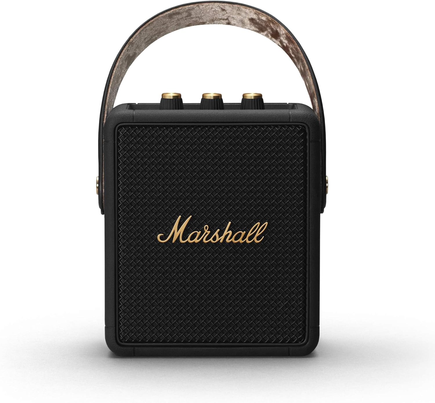Marshall Stockwell II Enceinte Bluetooth Portatif - Noir et Laiton[Exclusif Amazon]