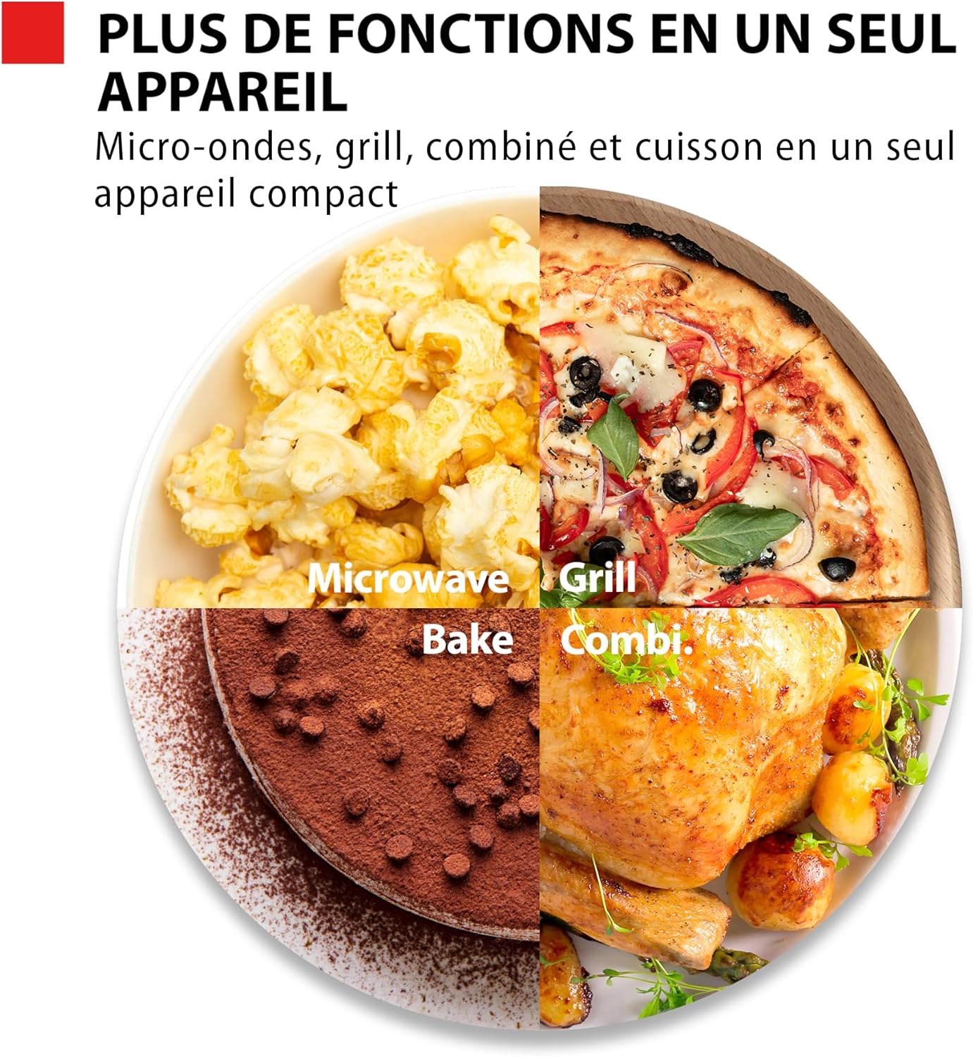 Toshiba MW3-AC26PFI(MG) Four à Micro-ondes 26L Air chaud combiné, 6-en-1 900W avec Cuiseur Vapeur en Gris Morandi, 6 Programmes 10 Niveaux de Puissance, 10 Menus Automatiques